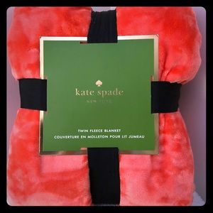 NWT Kate Spade Twin Fleece Blanket